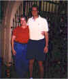 Jan and cousin Kirk when he visited Key West in 1997